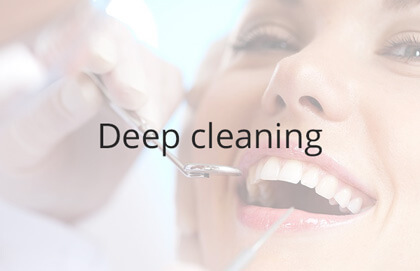Deep cleaning